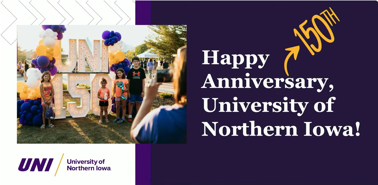 Intro screen for the 2026 University Address